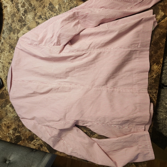 D4 - Michael Kors Pink Striped Women's Blazer - Picture 4 of 4